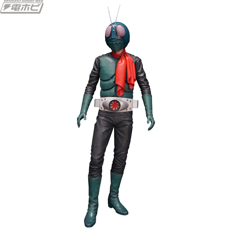 海洋堂のメガソフビキットシリーズに「仮面ライダー1号」「仮面