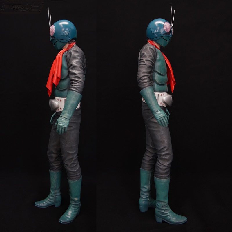 海洋堂のメガソフビキットシリーズに「仮面ライダー1号」「仮面