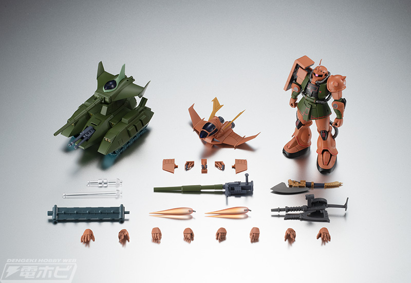 大型のヒート・ホークなどが付属！『機動戦士ガンダムMSV』ガルマ専用