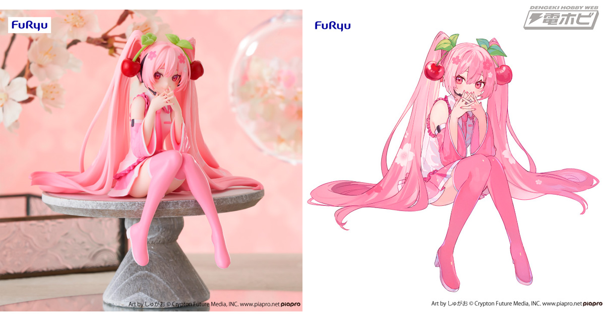 優しい微笑みや手を組む仕草が可愛すぎる！しゅがお氏描き下ろしの桜