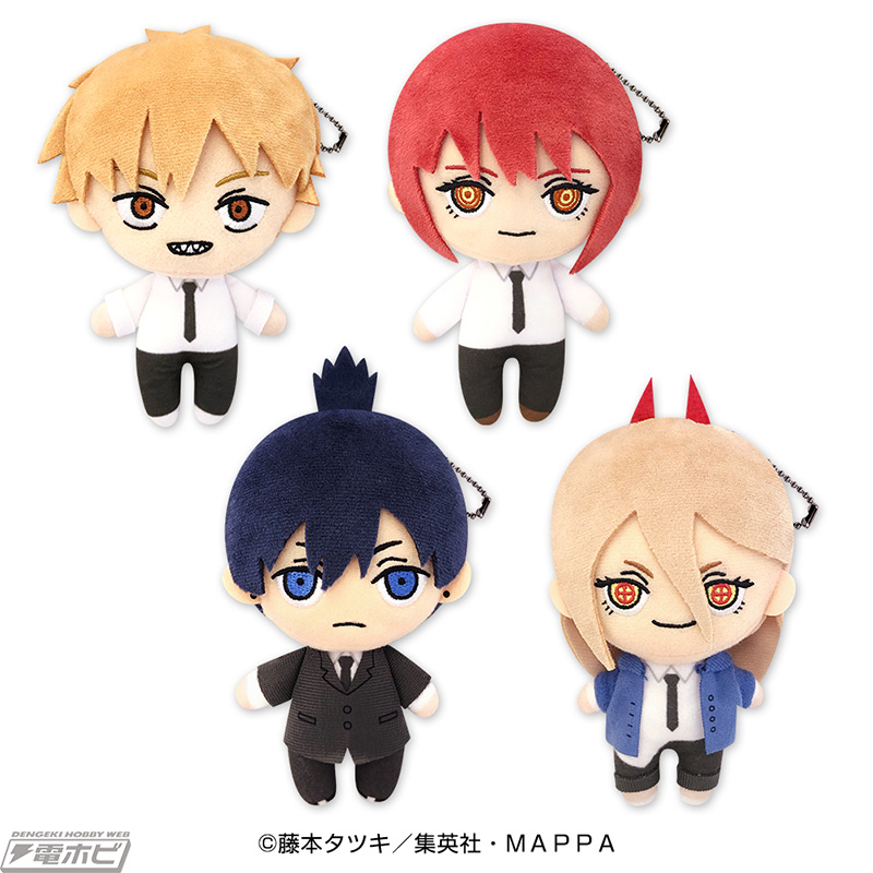 ポチタやデンジ、マキマのBIGぬいぐるみも登場！『チェンソーマン』の