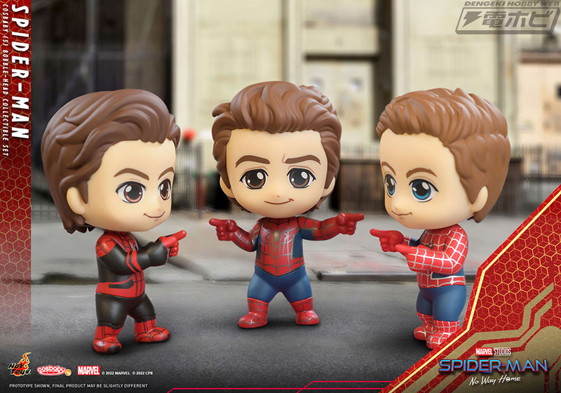 スパイダーマン：ノー・ウェイ・ホーム』3人のスパイダーマンがセット
