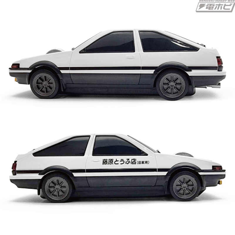 頭文字D』藤原とうふ店（自家用）仕様のハチロク型無線マウスが再販