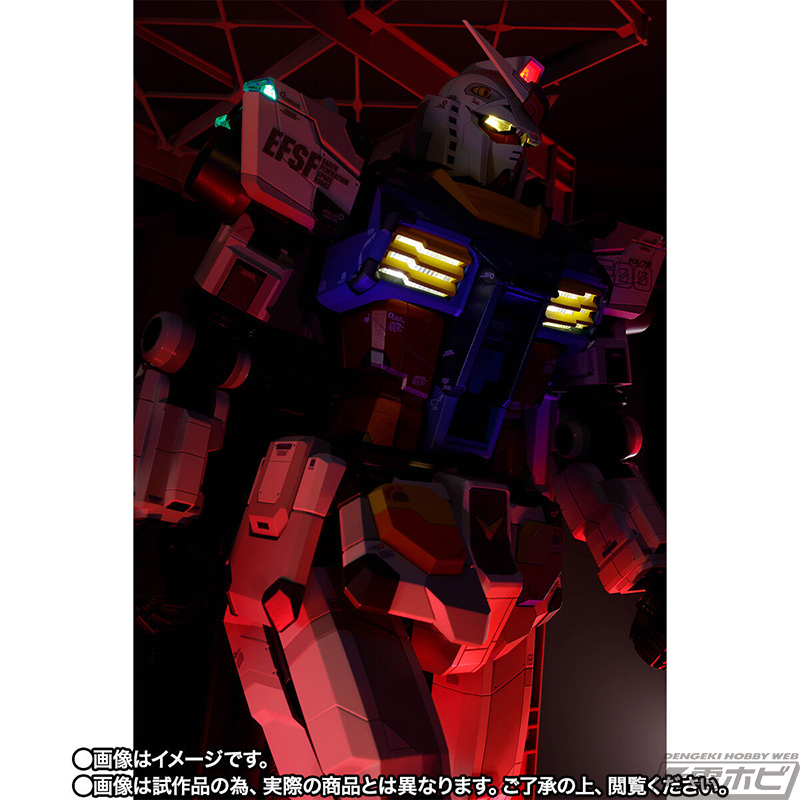GFYの動くガンダムが「DX超合金」でフィギュア化！音と光の演出