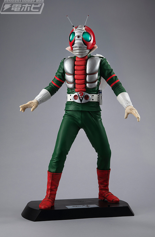 変身！V3!!仮面ライダーV3が全高約400ミリのビッグサイズでライト