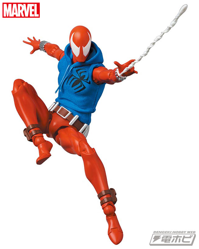 原作版「スカーレット・スパイダー」がアクションフィギュア「MAFEX