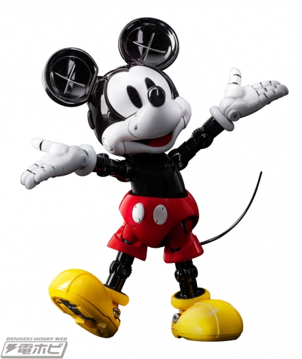 ディズニーキャラクターが柔軟な可動域と高級感あふれる重厚な手触りを