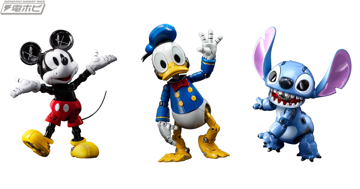 ディズニーキャラクターが柔軟な可動域と高級感あふれる重厚な手触りを