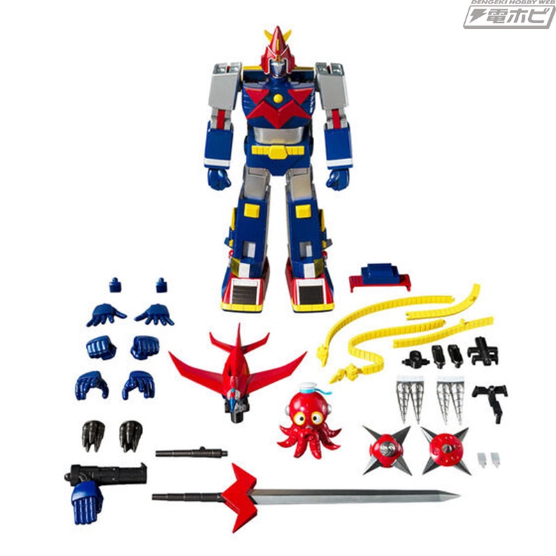 食玩プラモデル「SMP」シリーズに当時玩具をイメージしたカラーリング