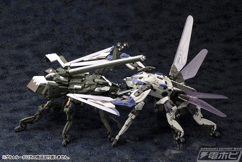 大型の格闘用破断圧砕兵装「バイティングシザース」を装備