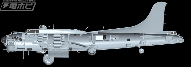 超大型爆撃機「B-17G フライングフォートレス」の「ローズ・オブ