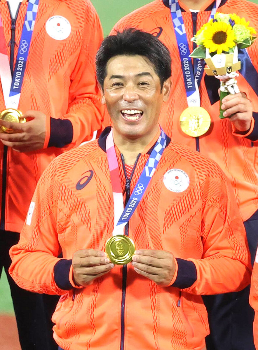 侍ジャパン】37年ぶり金メダルの稲葉篤紀監督「素晴らしい選手たちと