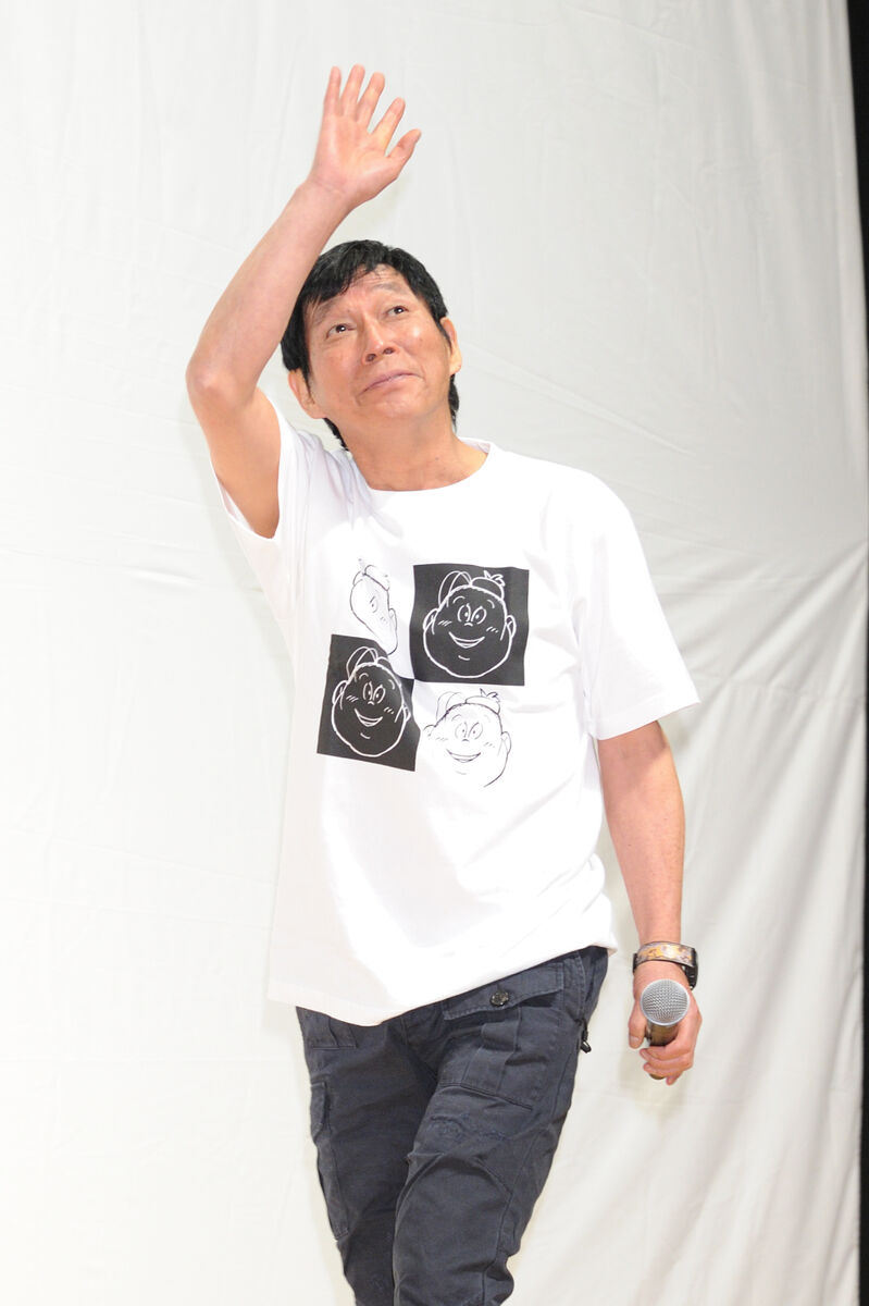 明石家さんま「本当はもっと早く来たかった」 11年ぶり石巻“聖地訪問