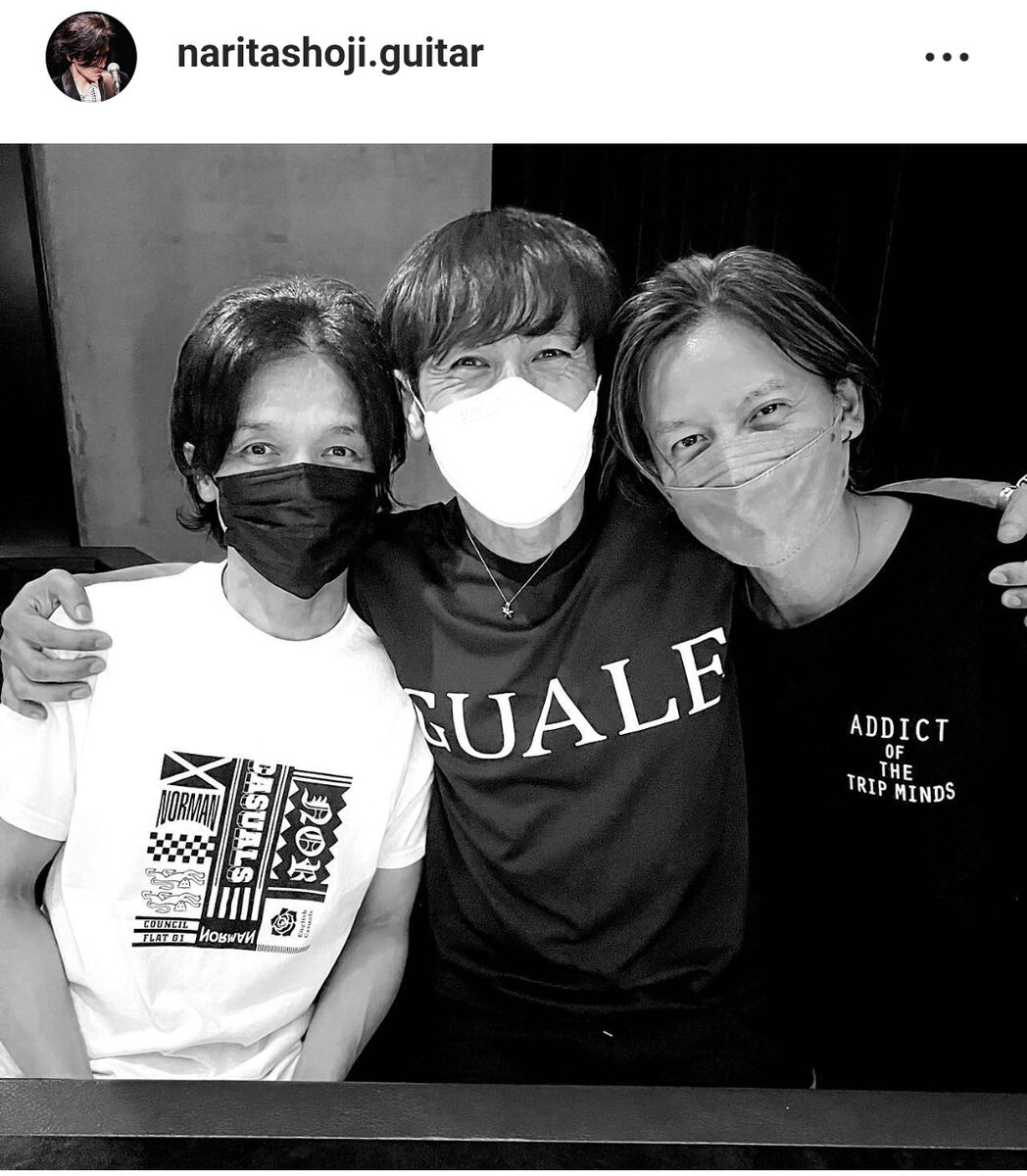 男闘呼組」成田昭次、岡本健一＆寺岡呼人と3ショット「最高の3