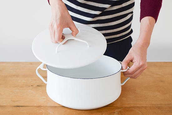 まもなく終了】DANSK/ダンスク/コベンスタイル2/両手鍋23cm（白