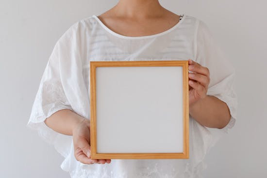 ポスター用の額(20cm×20cm) - 北欧、暮らしの道具店