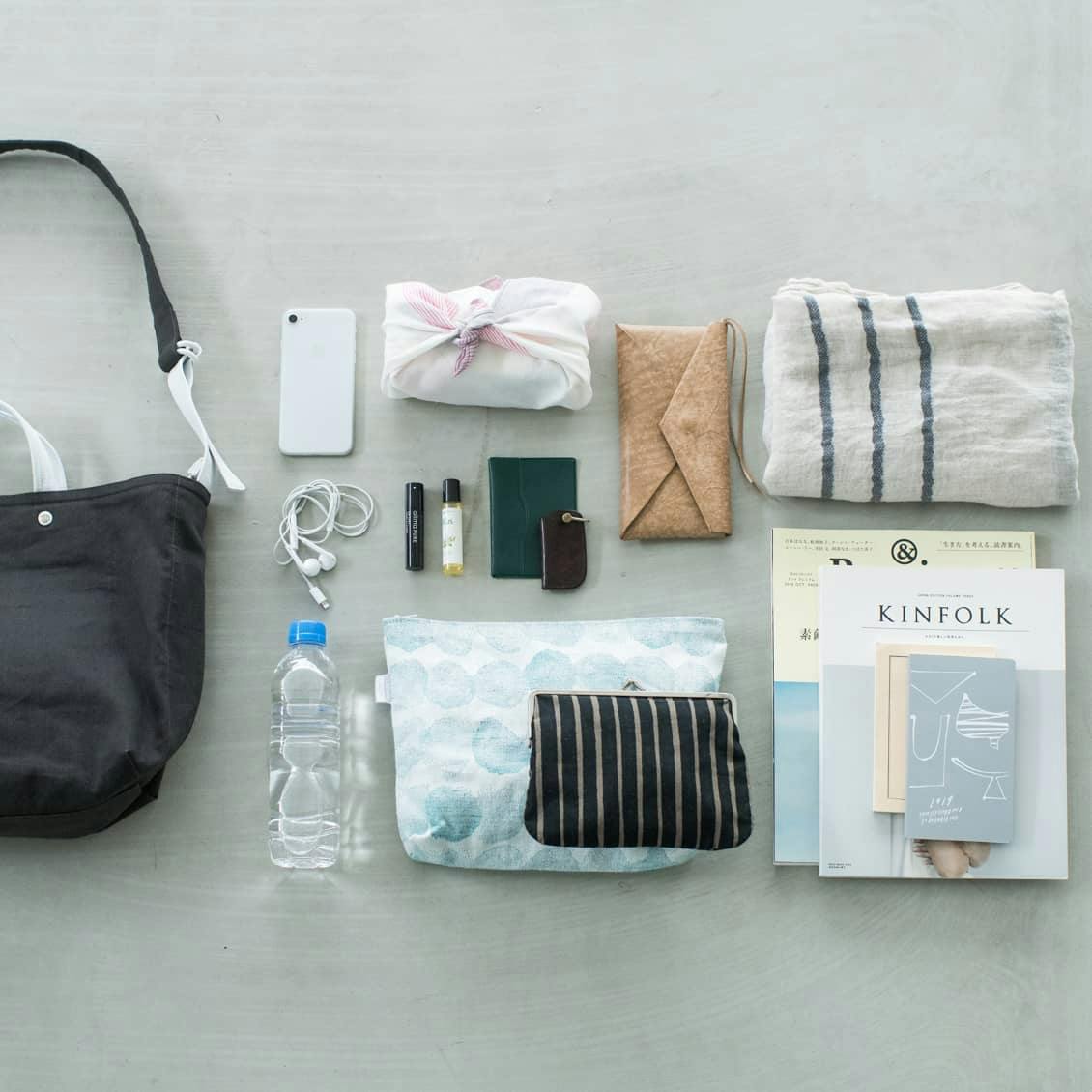 yes/イエス/リネンショルダーバッグ - 北欧、暮らしの道具店