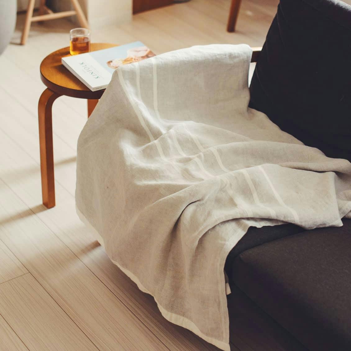 サマーブランケット「USVA」を紹介 おしゃれな夏用の北欧リネン - 北欧