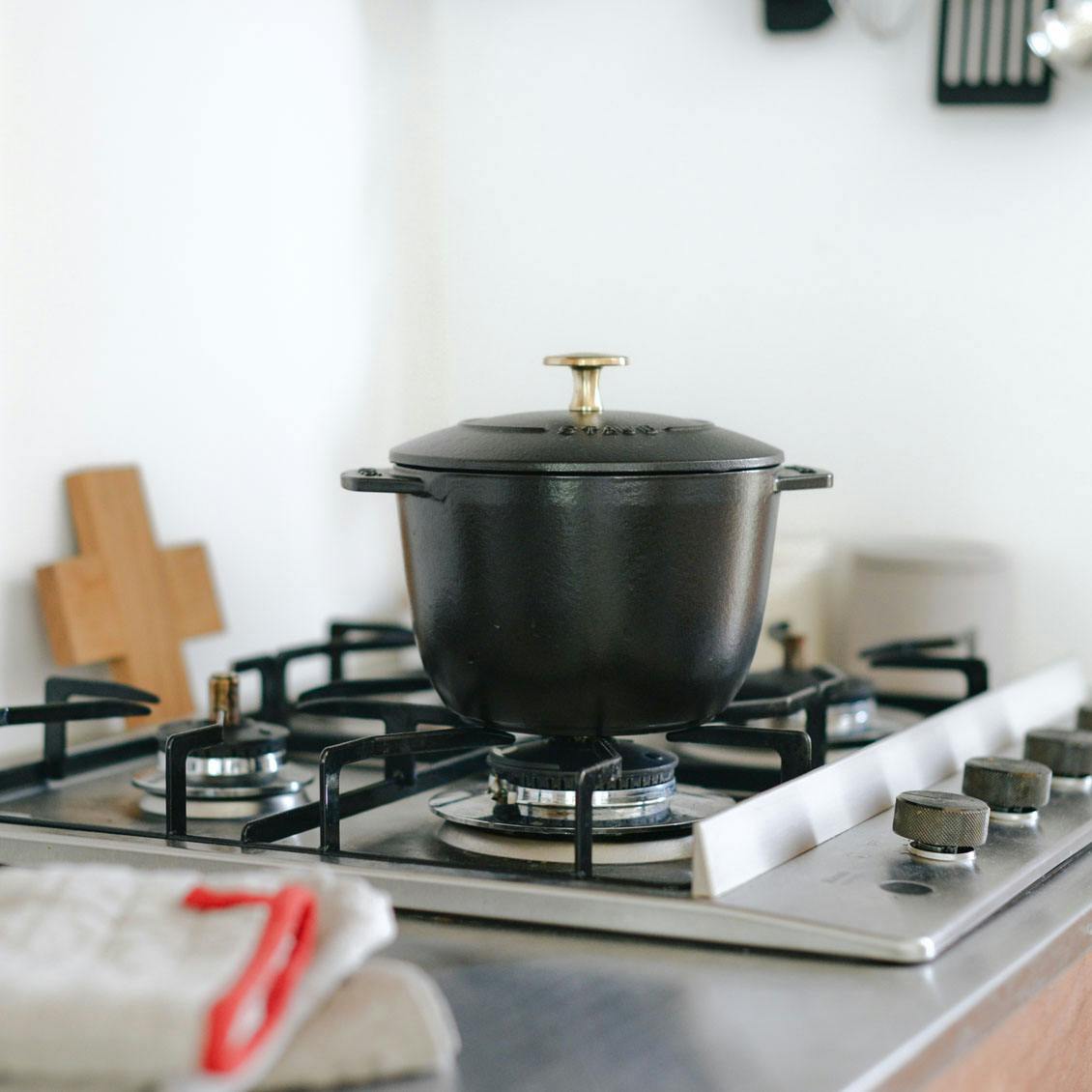 STAUB / ストウブ / ラ・ココット de GOHAN（ブラック、グレー