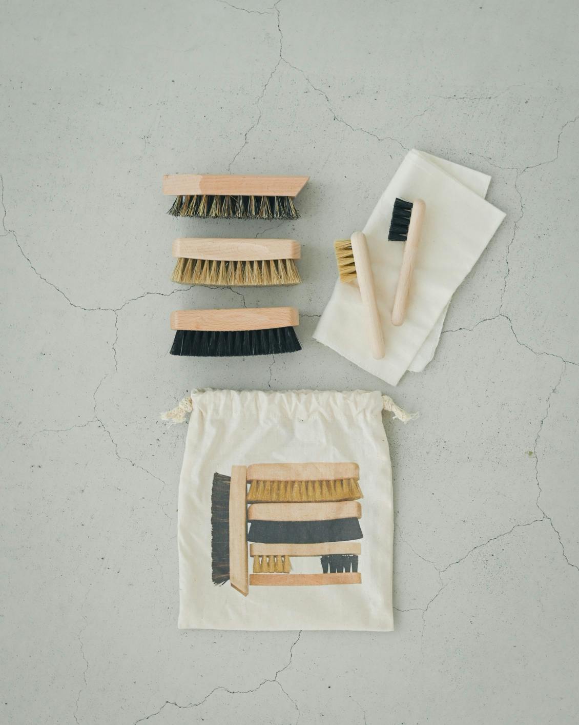 REDECKER/レデッカー社/トラベル用シューズブラシ5点セット - 北欧