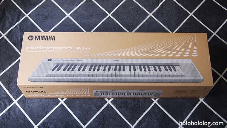 ヤマハのキーボード『ピアジェーロ/NP-12』を購入して使った感想｜Holoholo
