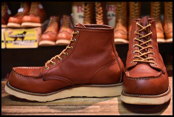 7.5E 良品 半円犬タグ 95年】レッドウィング 875 アイリッシュセッター