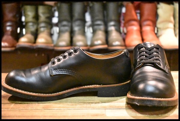 7.5D 美品 20年】レッドウィング 8054 フォアマン オックスフォード 黒