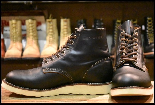 8.5D 美品 12年】レッドウィング 9870 アイリッシュセッター ブラック