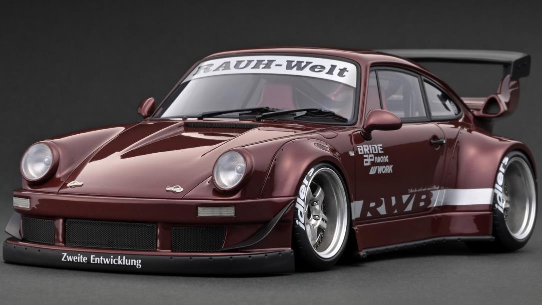 Ignition Model 1:18 Porsche RWB 930 Dark Red IG3622 – Horizon Diecast