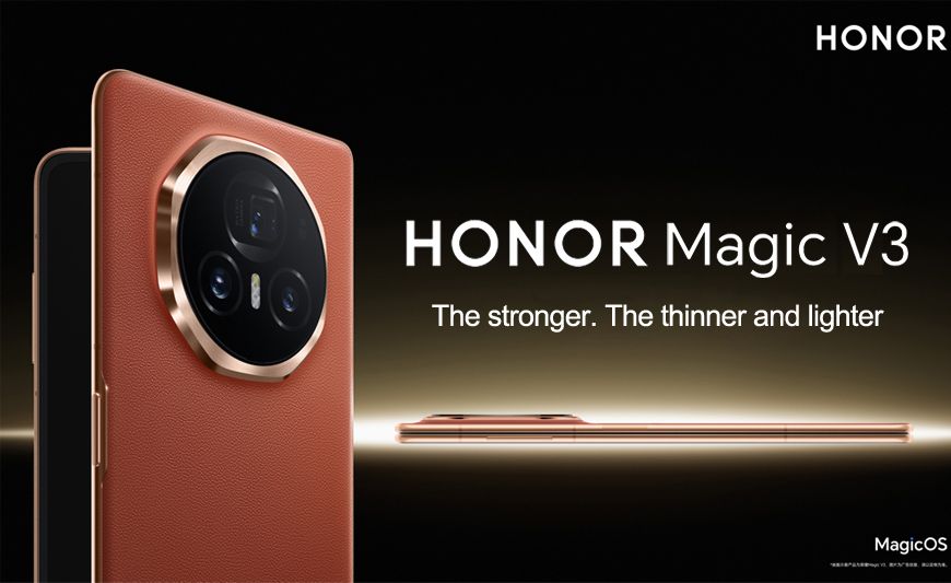 HONOR Magic V3 Foldable Smartphone Snapdragon 8 Gen 3 OLED 120Hz