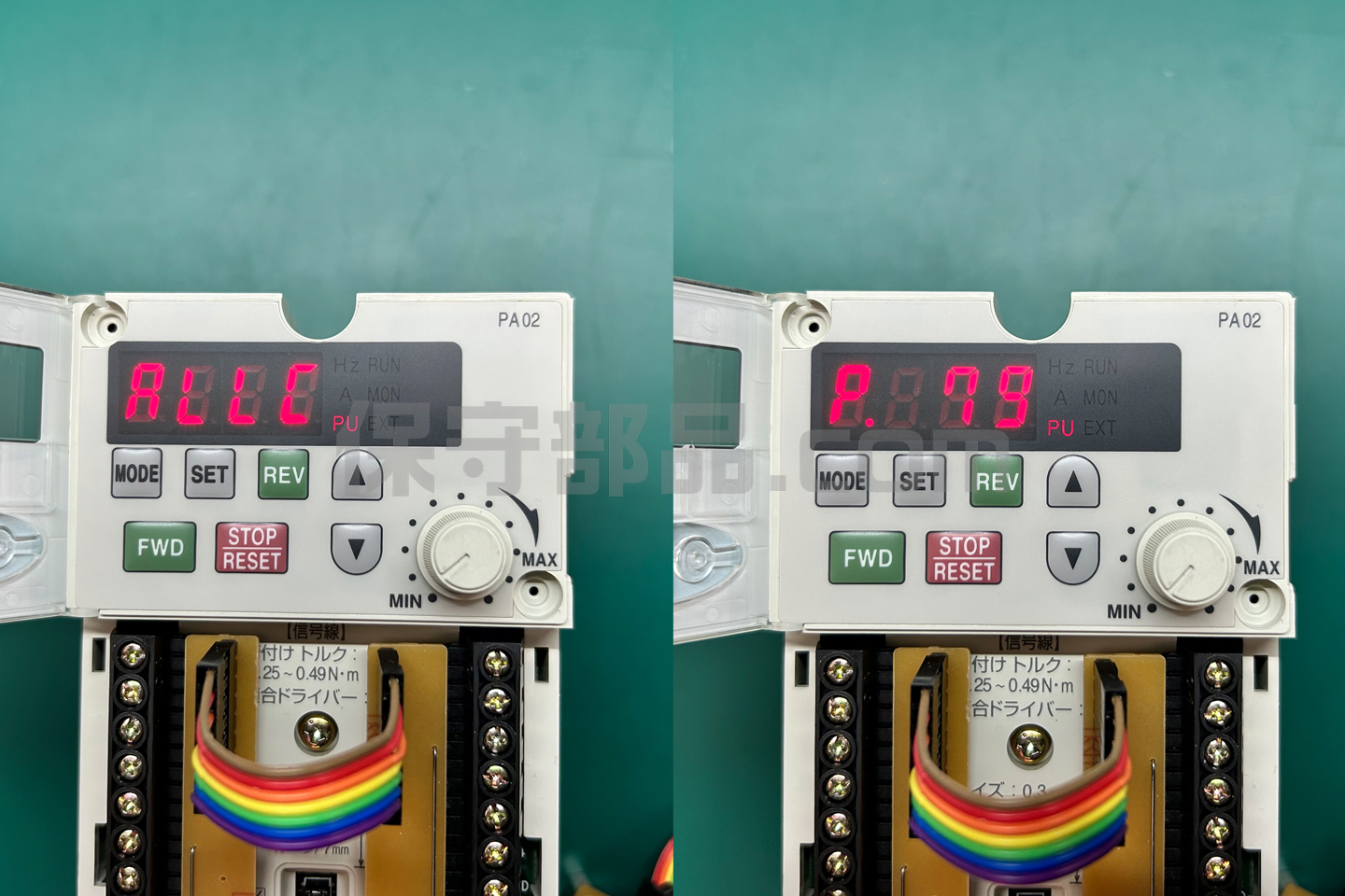 FR-E500シリーズの動作確認方法の紹介 保守部品.com | 生産終了となっ