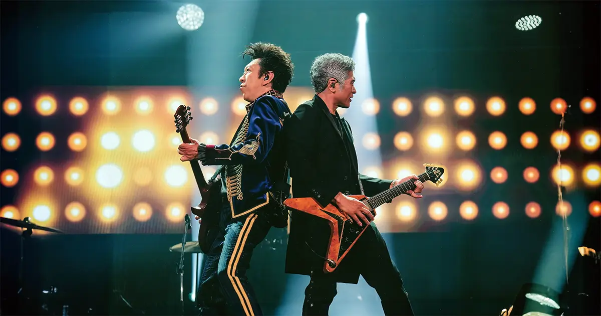 COMPLEXのライブDVD/BD『20240515-16 日本一心』 | 布袋寅泰と吉川晃司