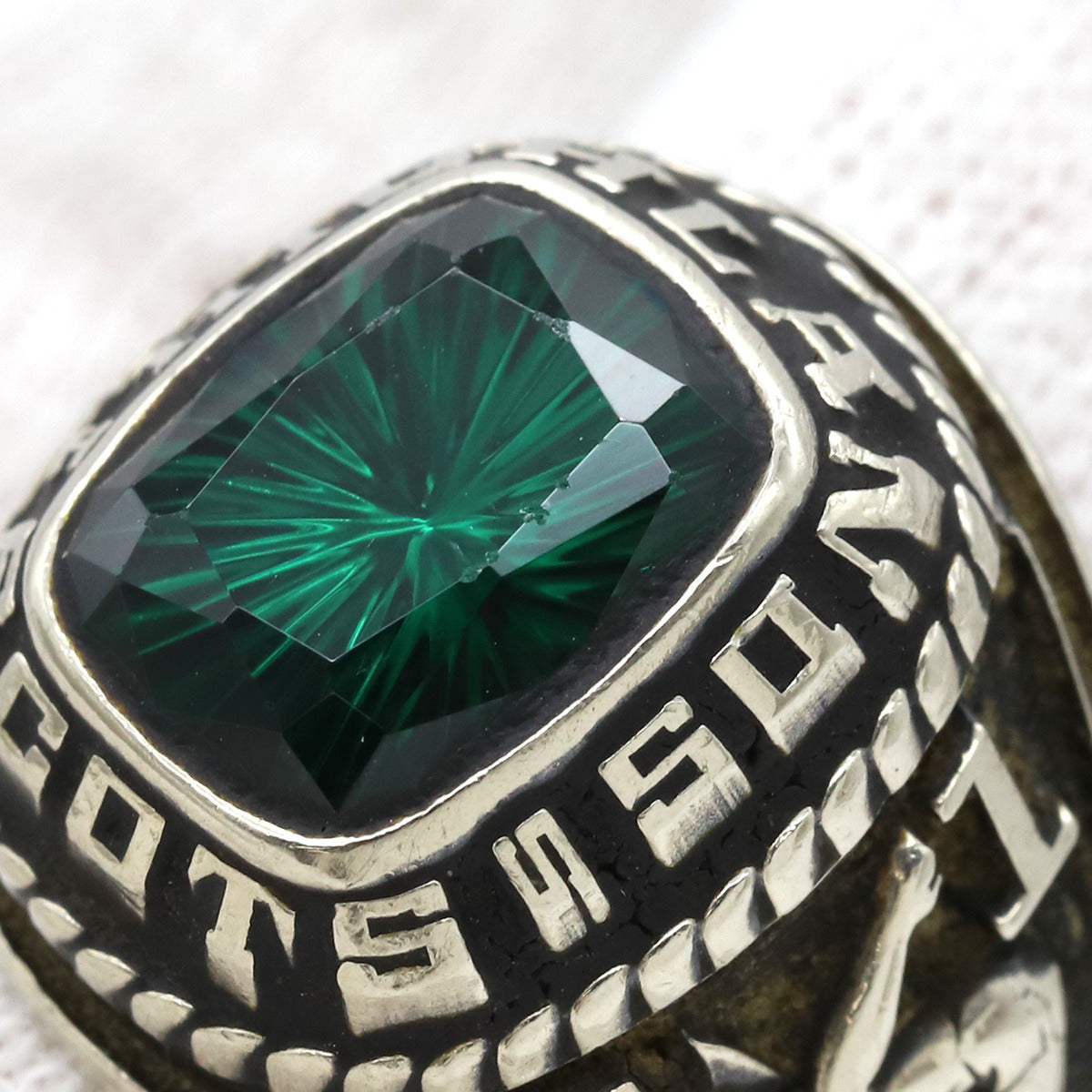 ジャスティンズ JOSTENS カレッジリング ホワイトゴールド リング 指輪