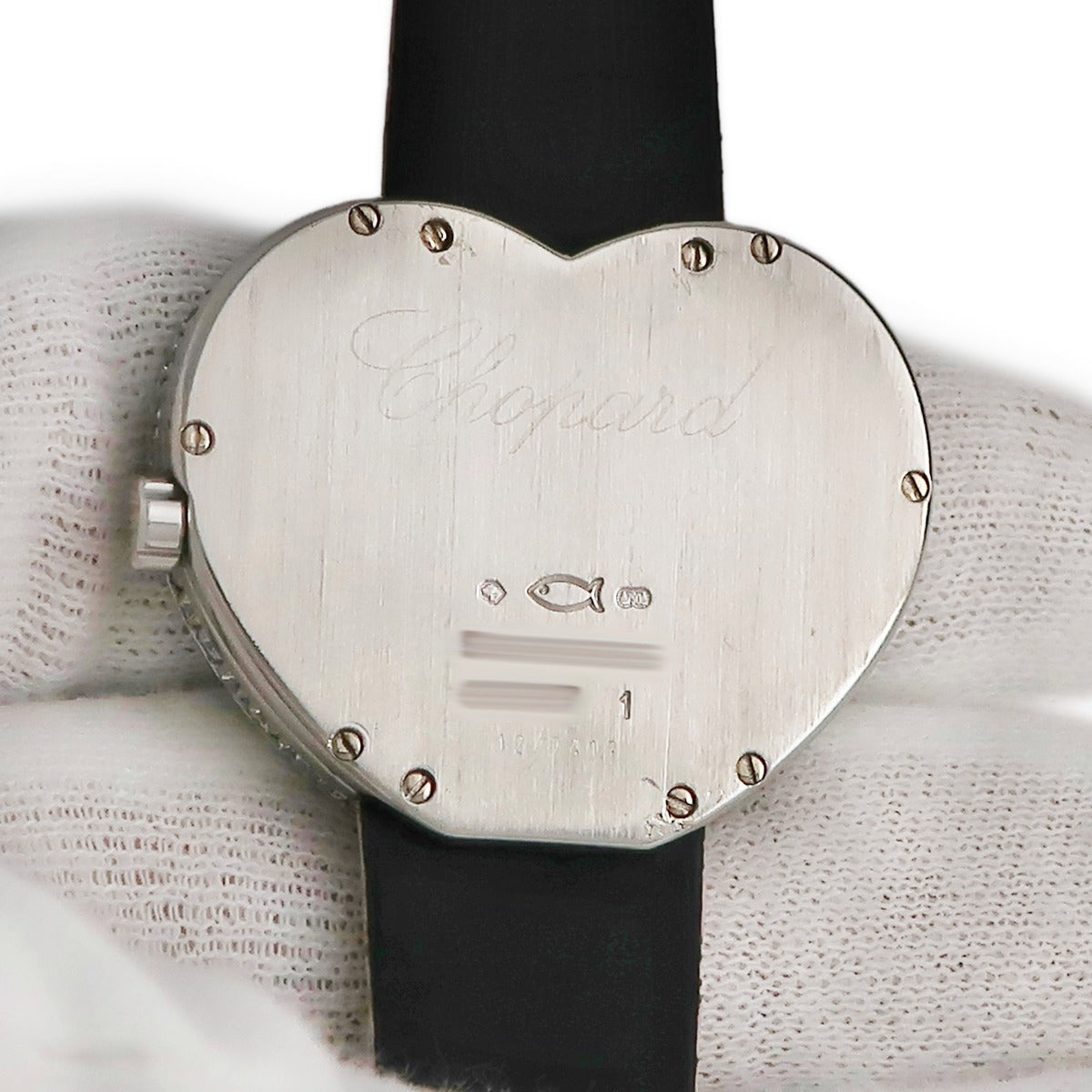 ショパール CHOPARD ハート 12/7417 手巻き レディース K18WG無垢 純正