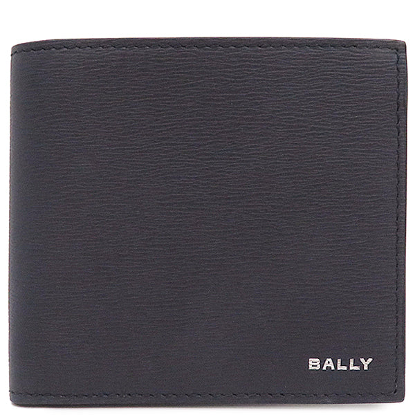 バリー BALLY クロッシング 6304558 ネイビー レザー 二つ折り財布