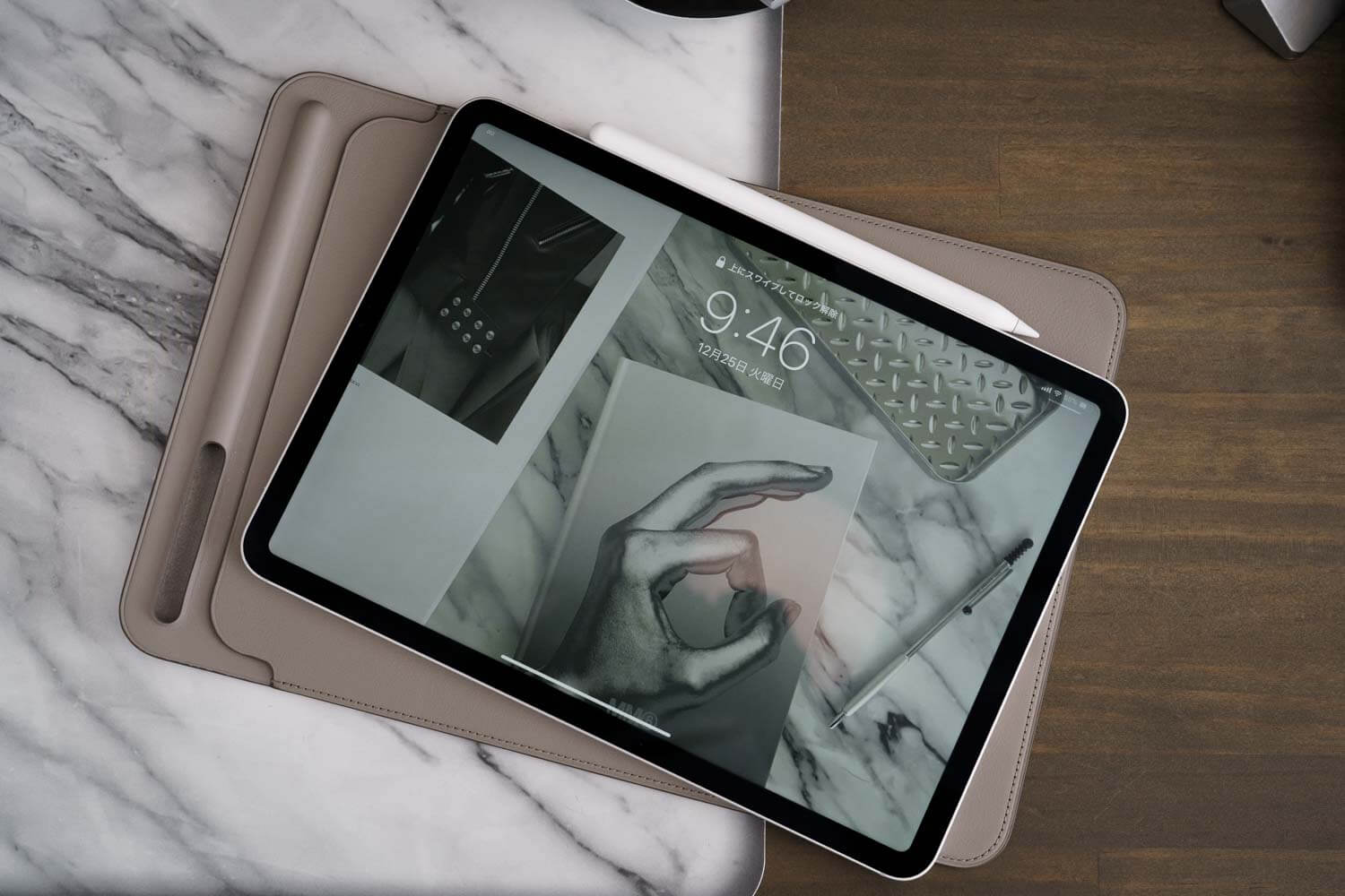 Apple純正 iPad Pro用レザースリーブケース トープ 10.5インチ用をiPad