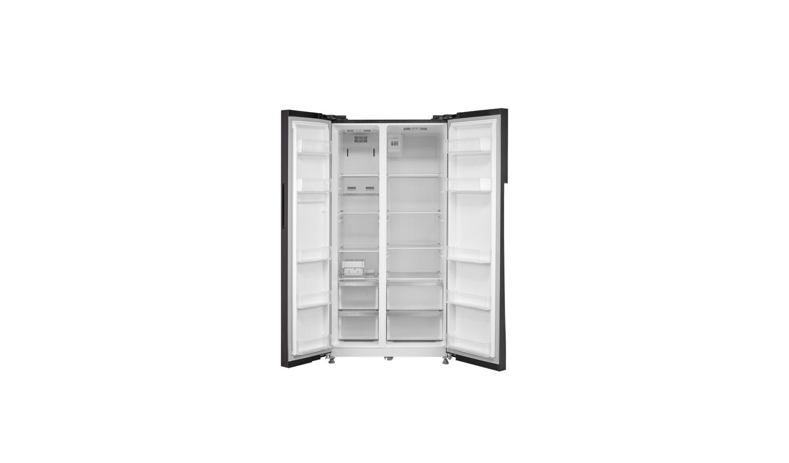 Midea 548L Side-by-Side Fridge - Black (MDRS710FIE28SG)| Harvey