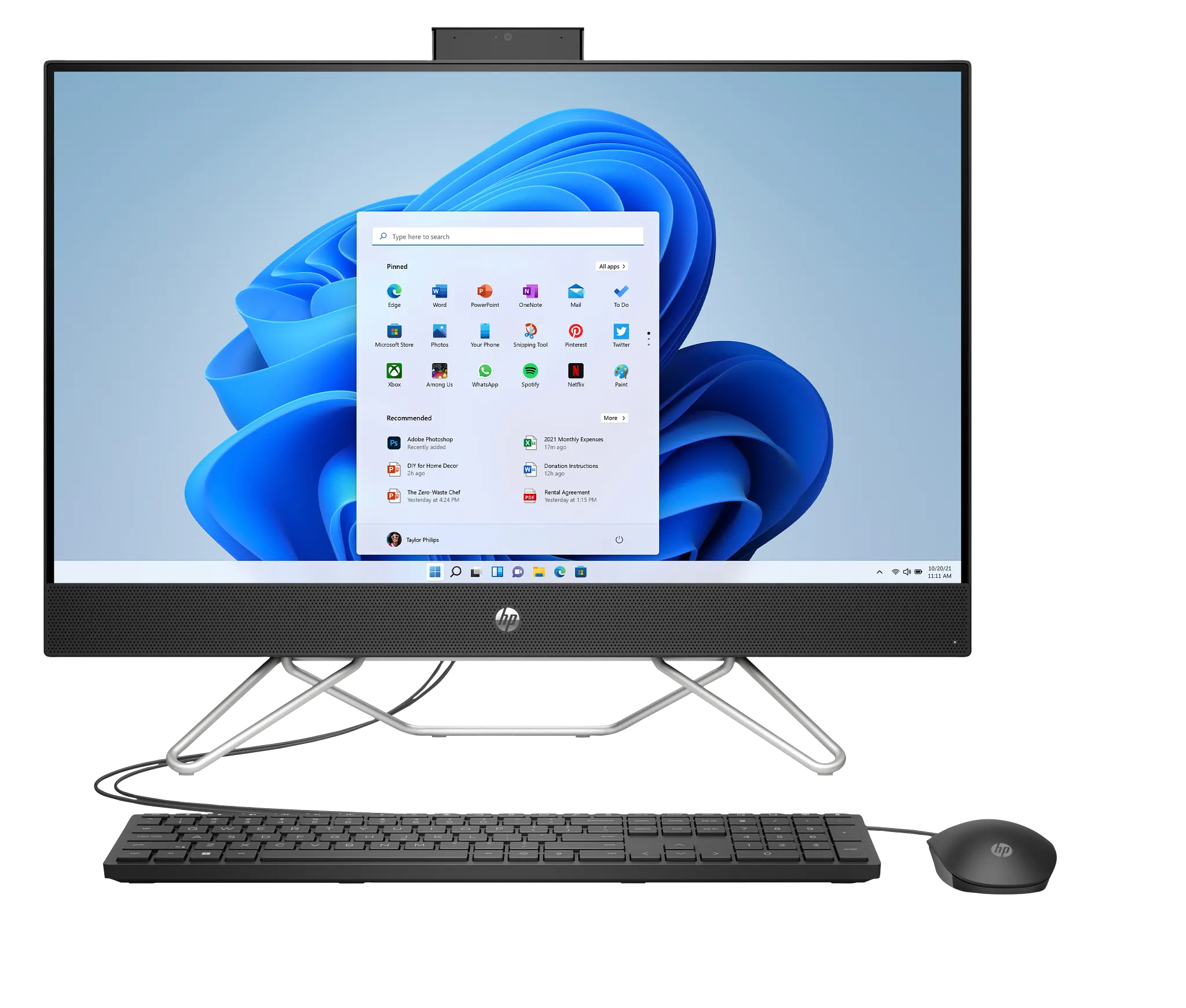 HP All-in-One 27-cb1095xt All-in-One PC, 27