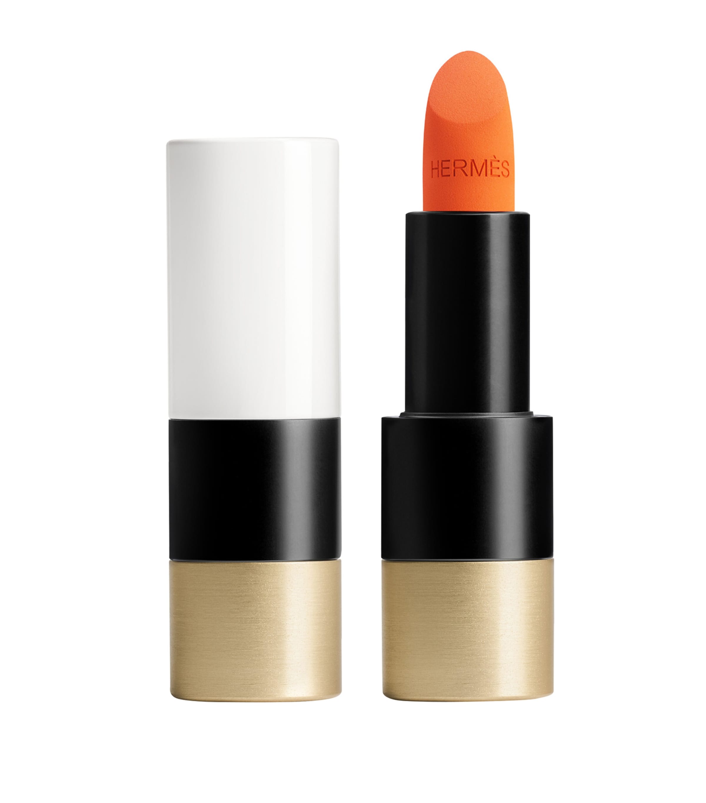 HERMÈS Rouge Hermès Matte Lipstick - 33 Orange Boîte | Harrods US