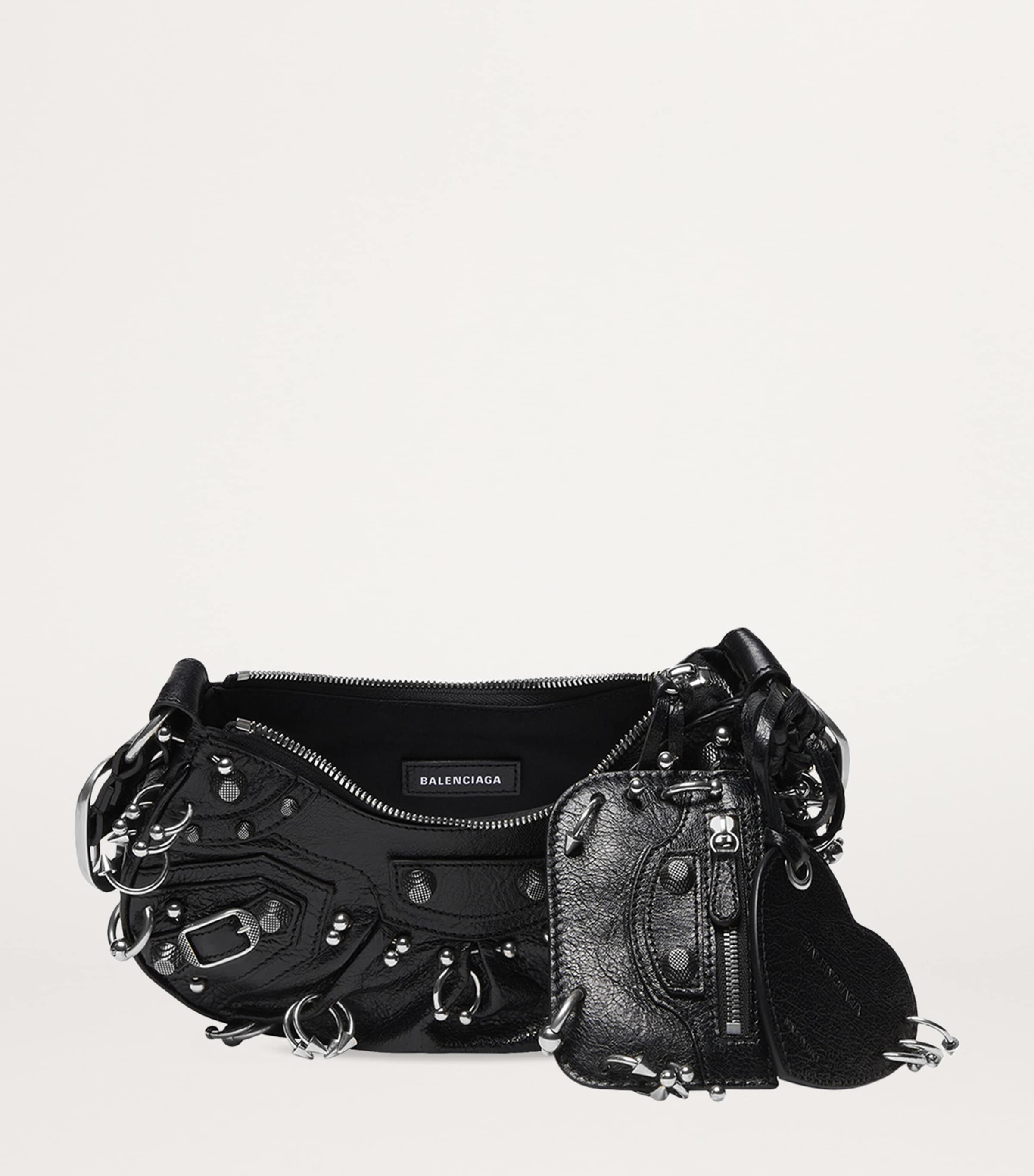Balenciaga Black XS Le Cagole Shoulder Bag | Harrods US