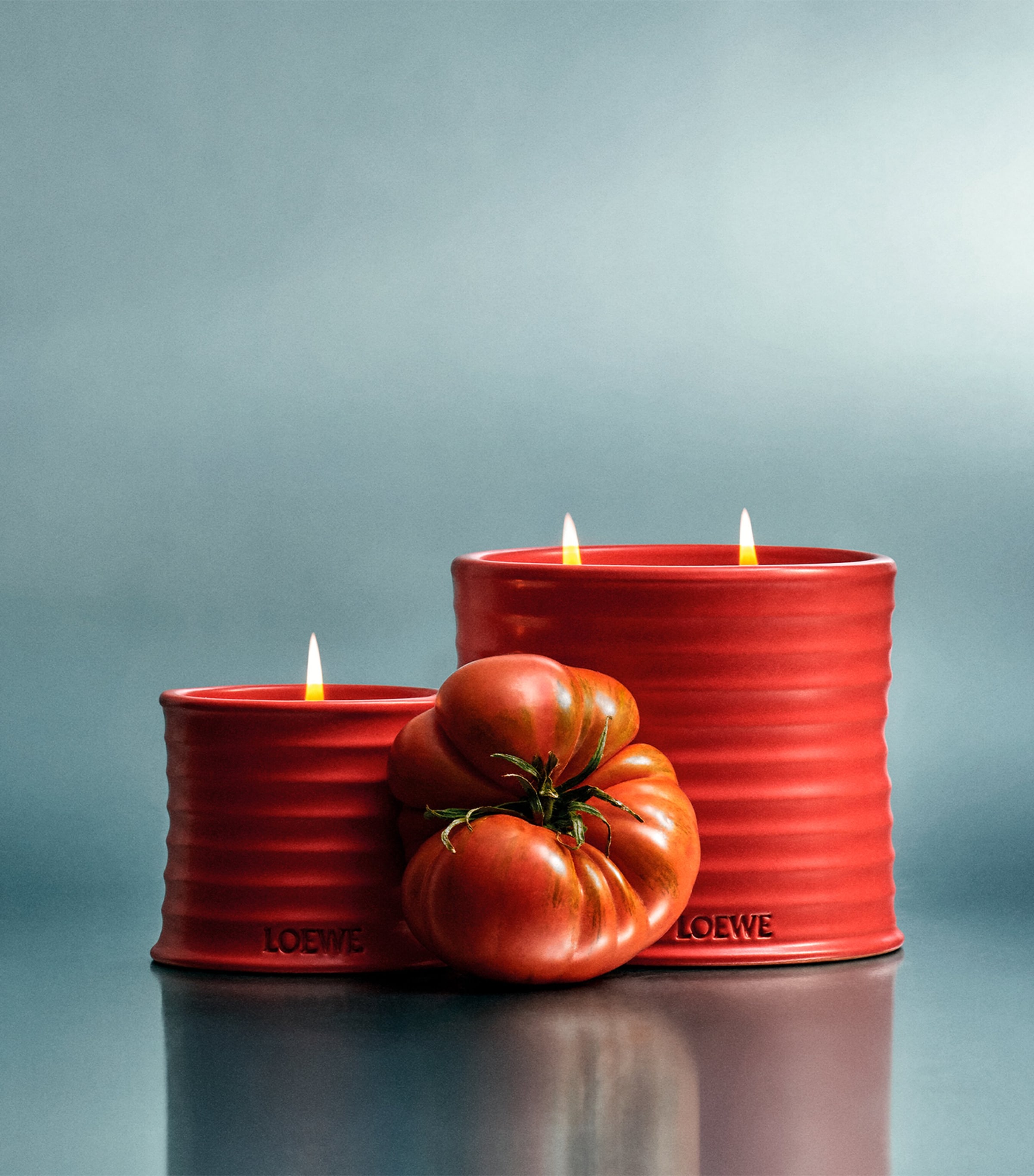 LOEWE Small Tomato Leaves Candle (170g) | Harrods US