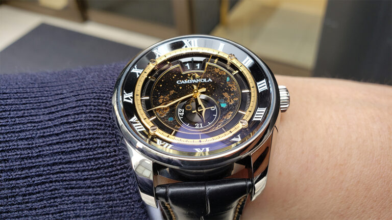 カンパノラ『NZ0000-15F 千夜燈(ちよのとぼし)』｜宇宙の夜景を手首に