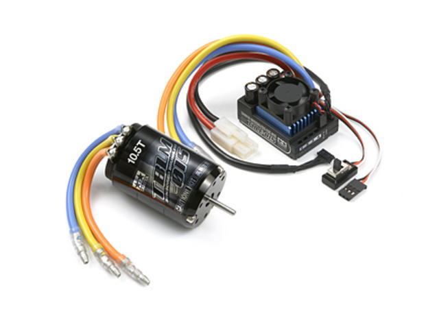 タミヤ 45048 ブラシレスモーター 01 10.5T・ESC 01 センサー付 セット