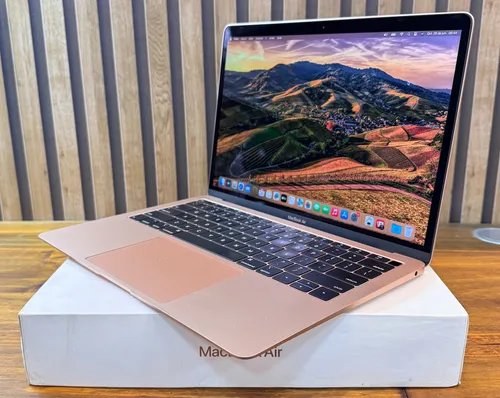 Apple Macbook Air 2019 A1932 Gold Retina Touch Id Com Caixa