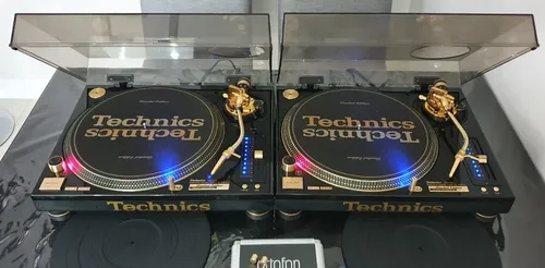 Technics Sl 1200 Gold Limited Edition (par) Preta E Gold
