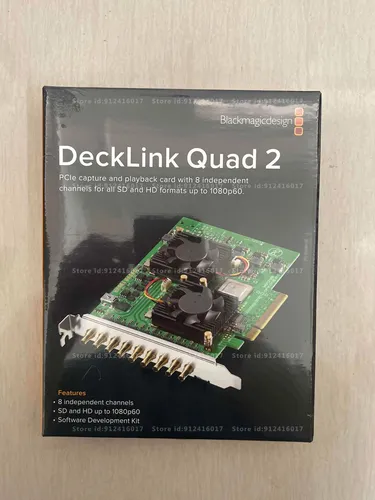 Placa De Captura Blackmagic Design Decklink Quad 2 | Frete grátis