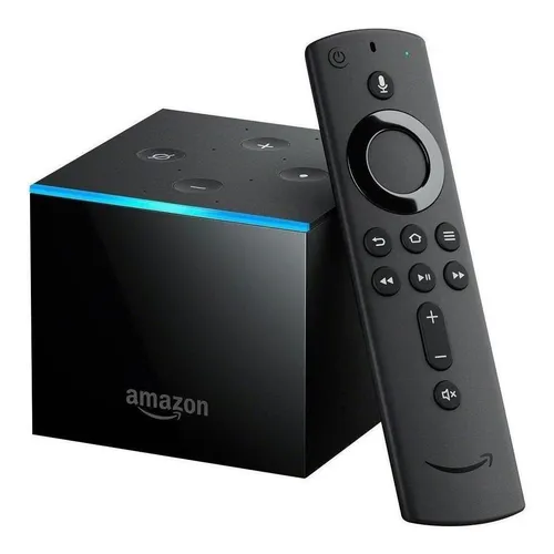 Amazon Fire TV Cube 1ª geração de voz 4K 16GB preto com 2GB de