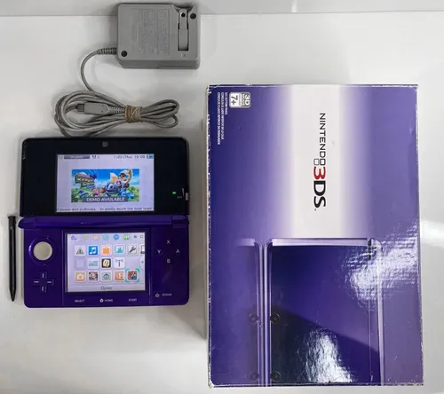 Console Nintendo 3ds Midnight Purple 32gb +jogos C/caixa