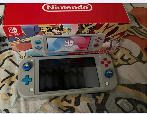 Nintendo Switch Lite Edição Limitada Pokemon Sword/shield Gray