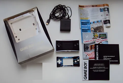 Game Boy Micro Prata Na Caixa - Funcionando Prateado | MercadoLivre
